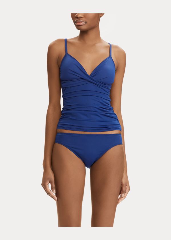 Fondo de Bikini Ralph Lauren Mujer Azules - Solid Hipster - EZTGV9852